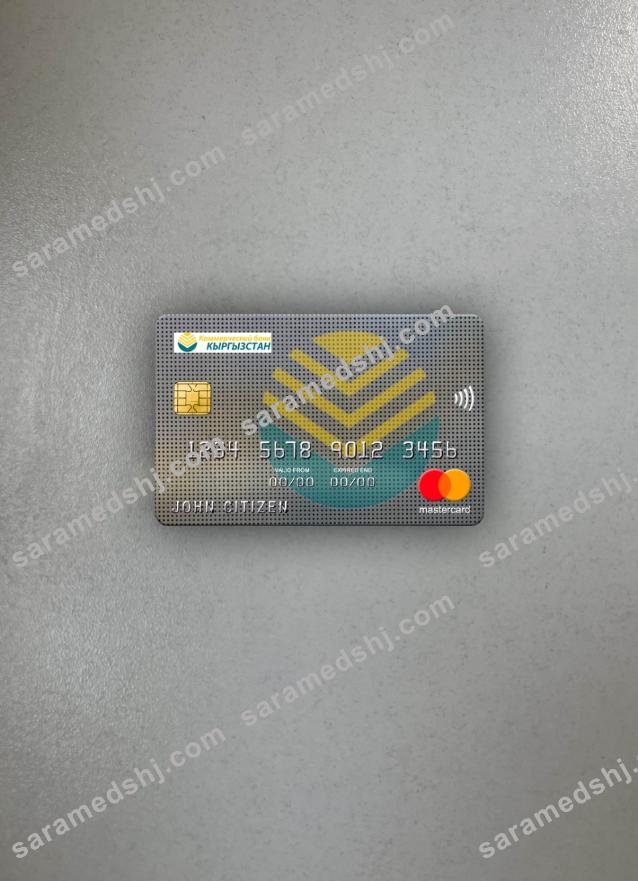 Kyrgyzstan Kirgizbank mastercard photolook front